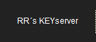 RRs KEYserver